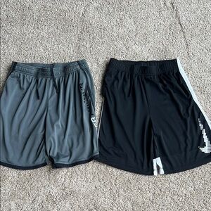 Boys Athletic Shorts Set - Gray and Black